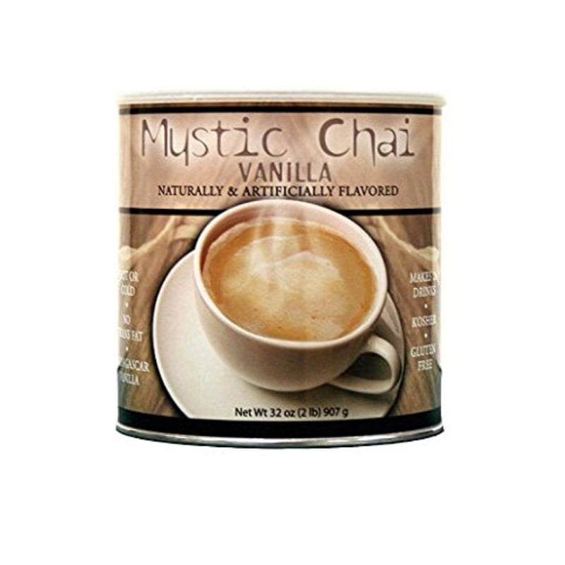 Mystic Chai Vanilla Tea, Total 6 Cans, 2 lb Each