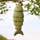 thumbnail image 5 of Ganfancp Decoración Del Hogar Campanilla de Viento de Metal Brocado Pez Campanilla de Viento de Metal Colgante Ofertas de La Semana 1X Carillón de Viento de Pez Azulón, 5 of 7