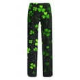 thumbnail image 5 of Wancir Unisex St. Patrick's Day Pajama Pants Elastic Waist with Drawstring for Home Lounge, 5 of 6