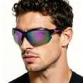 thumbnail image 5 of HEVRJEWJD Cycling Sports Glasses For Running Driving Outdoor Sun Shield High-Performance Eyewear For All Ages And Versatile Frame Design D One Size, 5 of 9
