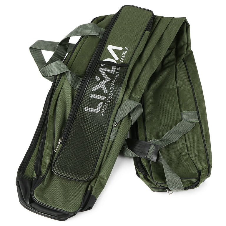 Lixada 130cm150cm Three Layers Fishing Bag Portable Folding Fishing Rod  Reel Tackle Tool Carry Case Carrier Travel Bag