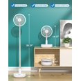 thumbnail image 3 of Ventilador portátil oscilante recargable Primevolve de 7,7", 3 of 6