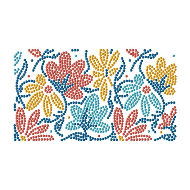 DIAMOND DOTZ® Modern Floral Zipper Pouch Diamond Painting Kit
