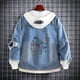 thumbnail image 5 of JoJo's Bizarre Adventure Chaquetas vaqueras Anime Fifures Hole Coat Sudaderas Para Hombres Jean Cosplay disfraces regalos de navidad, 5 of 5