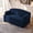 Blue, variant on 57" Micro‑Corduroy Foldable Two Seater Couch, Living Room Loveseat Removable Cover, Upholstered Loveseat for apartment and studio spaces, Orange