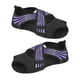 thumbnail image 2 of Calcetines de yoga con agarre, calcetines de pilates, calcetines de pilates con cierre, suela dividida con lazo cruzado Violeta, 2 of 9