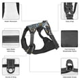 thumbnail image 5 of Kdxio Squirrel And Leaves Print No Pull Dog Harness Adjustable Reflective Oxford Easy Control Medium Large Dog Harness for Training and Everyday-Medium, 5 of 8