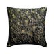 thumbnail image 1 of Funda de almohada decorativa negra de 50 x 50 cm (20 x 20 pulgadas), con estampado jacquard y lentejuelas para sofá, con diseño abstracto moderno para Halloween - Galaxy Glow, 1 of 3