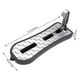 thumbnail image 5 of Estribos universales Scienceny para coche puerta Exterior SUV pedales plegables aleación de aluminio Plata, 5 of 6
