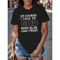 thumbnail image 1 of Comfy Trust Women's Graphic Tee - Soft, Relaxed Fit T-Shirts for Ladies - God-Inspired Fashion Statement Tee For Adult, Men, Women, Teen, Teenager, Adolescent, Youth, 1 of 5