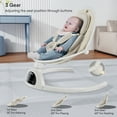 thumbnail image 5 of Babyomi Baby Swing for Infant, Electric Bluetooth Swing Rocker with 5 Sway Speeds& 10 nursery rhyme ,, beige, 5 of 7