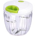 thumbnail image 1 of KAIYANG Picadora manual de alimentos, picadora de verduras de extracción manual rápida (3 tazas) para cebollas, ajo, hierbas, carnes y ensaladas, 1 of 5