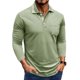 thumbnail image 1 of pstuiky Camisas suaves de manga larga para hombre, Cárdigan informal de manga larga con botones y bolsillo para hombre Tops de talla grande para hombre s, 1 of 7
