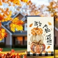 thumbnail image 5 of Fall Polka Dot Pumpkin Garden Flag 12x18 Inch Double Sided Outside,It''s Fall Y''all Maple Leaves Welcome Autumn Seasonal Thanksgiving Holiday Buffalo Plaid Yard Outdoor Flag Small, 5 of 6