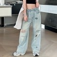 thumbnail image 6 of THJRPQJFD Toddler Jeans 5t Jeans Big and Tall Cargo Pants Teen Girl Clothes Junior Girls Clothes Preppy Clothes for Teens Girls Trendy Clothes 12 Year Old Girls Cute Girl Trendy Teen Girls, 6 of 9