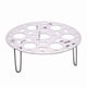 thumbnail image 2 of Round Serving Tray Eggs Steaming Rack The Height Of The Steaming Rack Can Be Adjusted. Stainless Steel Eggs Steaming Rack, 2 of 9