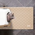 thumbnail image 4 of Niubya Premium Cat Litter Mat, Litter Box Mat with Non-slip and Waterproof Backing, Litter Trapping Mat Soft on Kitty Paws and Easy to Clean, Cat Mat Traps Litter from Box, 4 of 4