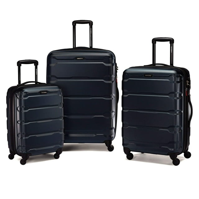 Juego de 3 piezas para equipaje Samsonite Omni PC, con superficie rígida, ampliable, color azul
