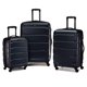 thumbnail image 1 of Juego de 3 piezas para equipaje Samsonite Omni PC, con superficie rígida, ampliable, color azul, 1 of 5