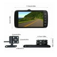 thumbnail image 3 of Tgbvmt 1080P Car Dash Cam, Full HD 170° Wide Angle, Intelligent Night Vision & Loop Recording, Motion Detection, Front & Rear Video Capture for Safe Driving, Perfect for Cars & Vehicles, 3 of 9