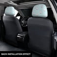 thumbnail image 3 of Kdxio Milk Tea Pattern Print 2 Piece Car Head Rest Covers Set Auto Front/Rear Seats Headrest Cover Universal Fit Most Cars,Sedan, SUV, 3 of 9