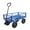 Blue, variant on Jump Into Fun Wagon Cart, Steel Mesh Garden Cart with 10" Solid Wheel, Utility Wagon 660LBS Capacity, Garden Wagon with Removable Sides, Folding Garden Cart and Wagon Heavy Duty, Yard Wagon, Blue
