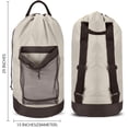 thumbnail image 2 of Dalykate - Mochila para la colada, mochila para la colada con correas y bolsa de malla, mochila de nailon duradero, bolsa para la ropa con cierre de cordón para la universidad, viajes, lavandería, apartamento Ormromra YZY871-3, 2 of 7