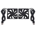 thumbnail image 1 of 80mm 5V USB Fan 80mm 8cm 8015 Brushless DC Cooling Fan PC Computer Router Case Fan Cooler 2Pcs, 1 of 7