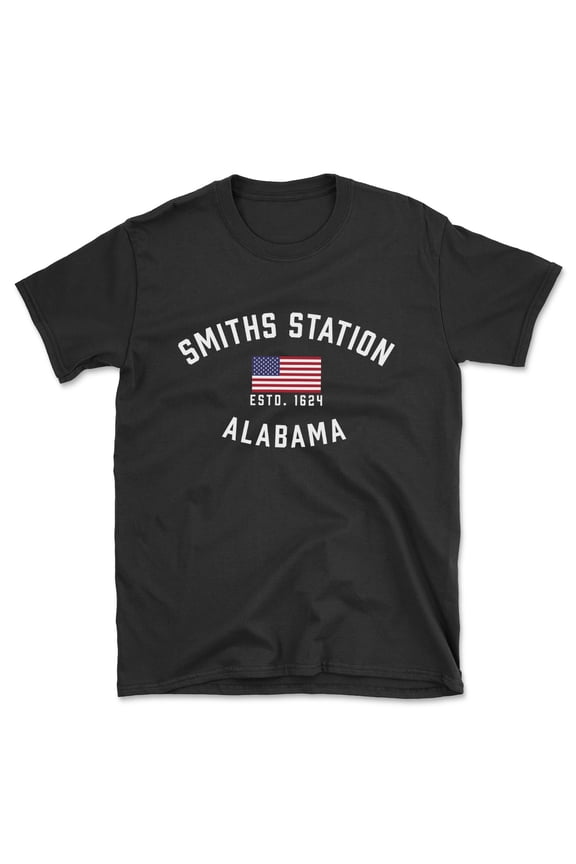 Smiths Station Alabama Patriot Men's Cotton T-Shirt
