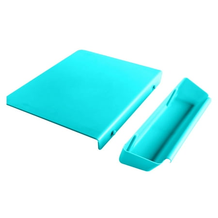 

Huaai Tableware Suction Cup Storage Rack Kitchen Knife And Fork Double Tube Chopsticks Practical Two-In-One Storage For Kitchen Cutting Board Cutting Board With Vegetable Troug Blue