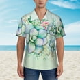 thumbnail image 4 of Goofa Succulent Hawaiian Shirt for Men, Unisex Summer Beach Casual Short Sleeve Button Down Shirts,Aloha Tropical Floral print shirt-Medium, 4 of 9