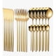 thumbnail image 1 of Juego De Cubiertos De Acero Inoxidable Con 24 Piezas, Cubiertos Para 6 Personas, Tenedor, Cuchillos Y Cucharas, Cubiertos Portatiles, Aptos Para Lavavajillas Set De Cubiertos Acero, 1 of 4