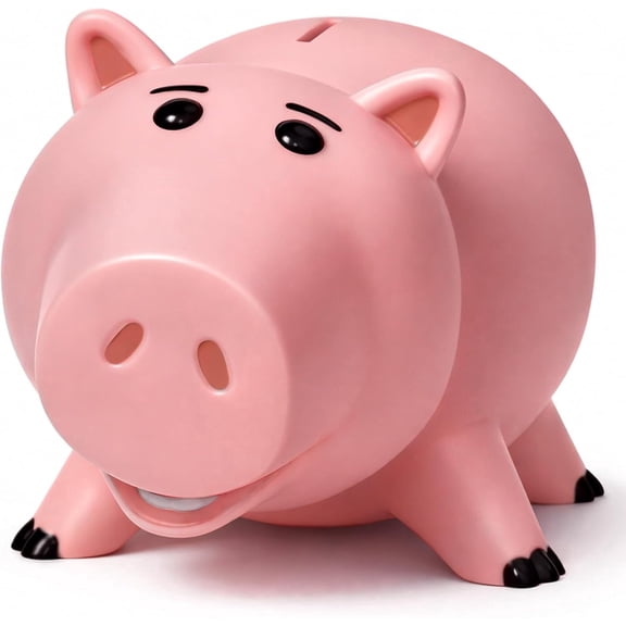 PHOCAS Hamm Piggy Bank for Kids Cute Plastic Piggy Bank for Christmas Birthday Festival Gift