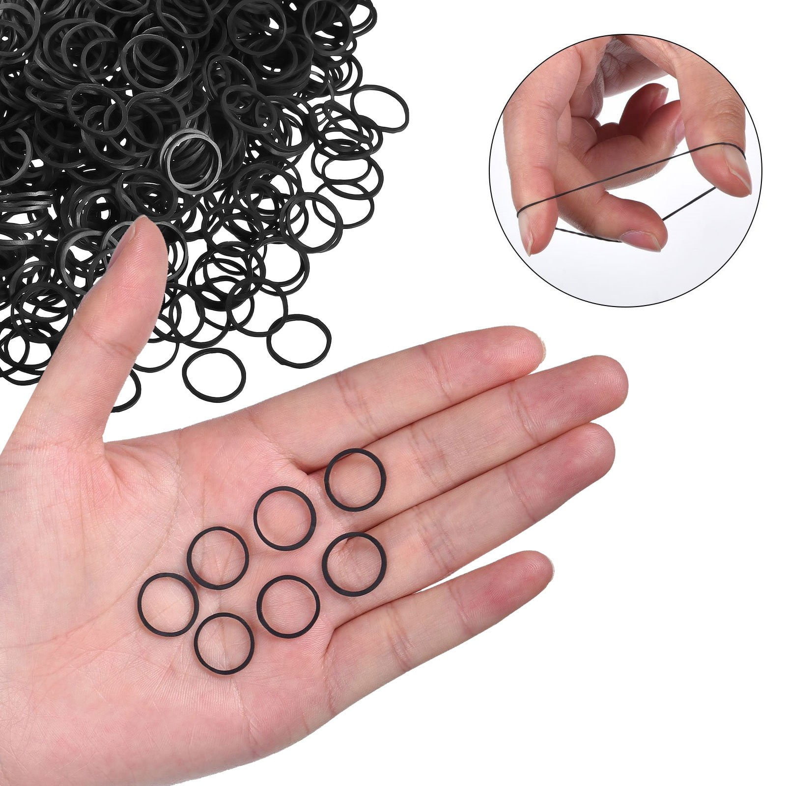 Nylon Hair Bands for Women's Hair Little Rubber Bands for Hair Sports Headbands for Girls under 5 Baby Scrunchies for Hair Silk Scrunchies for Thick Hair Spa Hair Band Large Rubber Hair Bands Hair