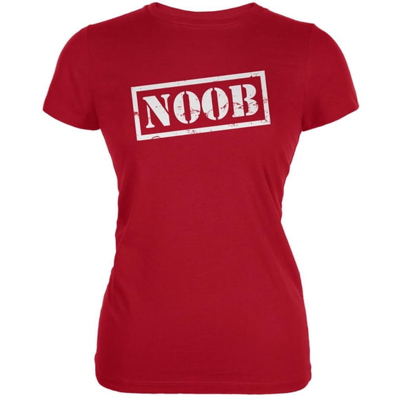 Noob Red Juniors Soft T-Shirt - X-Large