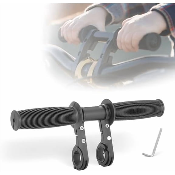 Kids Bike Handlebars Extender, 2 in 1 Child Bike Handlebar & Bicycle Handlebar Extension, 11.8" MTB Bracket Accessories for Mountain Bike BMX Cycling, Fit 25-32mm Bars Caliber