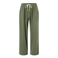 thumbnail image 5 of Vedolay Mens Pants 2023 Flap Pockets Baggy Harem Pants Green,XL, 5 of 5