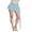 Sky Blue, variant on Gupgi Women's Summer Mini Skirt Casual Solid Long Tassel Multi-Layered Ruffles Low Rise Short Skirt