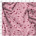 thumbnail image 4 of Soimoi Cotton Satin Spandex Pink Fabric By the Yard - 54 Inch Wide -Floral & Leaf Floral Pattern Fabric - Botanical and Elegant Designs for Various Uses Printed Fabric, 4 of 6