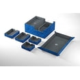 thumbnail image 3 of Gamegenic Cards Lair Card Storage Box (Blue) - 600+ Double Sleeved Cards, 3 of 9