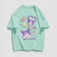 thumbnail image 3 of Camisetas kawaii de Sanrio, Kuromi, Pochacco, Cinnamoroll, My Melody, Harajuku, para mujer, lindas camisetas con gráficos de anime Ullzang, camisetas Y2K para mujer, 3 of 5