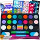 thumbnail image 1 of Kit de pintura facial Blue Squid 22 colores 160 piezas para niños, 1 of 9