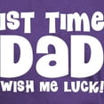 thumbnail image 3 of CafePress - 1St Time Dad Funny Dark T Shirt - Men's Classic Graphic Cotton T-Shirt, 3 of 4