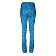 thumbnail image 6 of QATAINLAV Women's Stretch Yoga Leggings Fitness Running Gym Sports Legging Pants Trendy Print Full Length Tummy Control Tight Trousers Best Sales Today Blue XL, 6 of 7