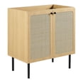 thumbnail image 5 of Sink Vanity Cabinet, White Oak, Wood, Hotel Bedroom Bathroom, Modern Contemporary HB36417, 5 of 15