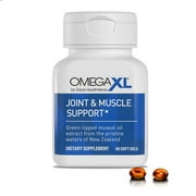 OmegaXL Green Lipped Mussel Oil SoftgelsOmega-3,Natural Joint Support for Adults - 60 Count