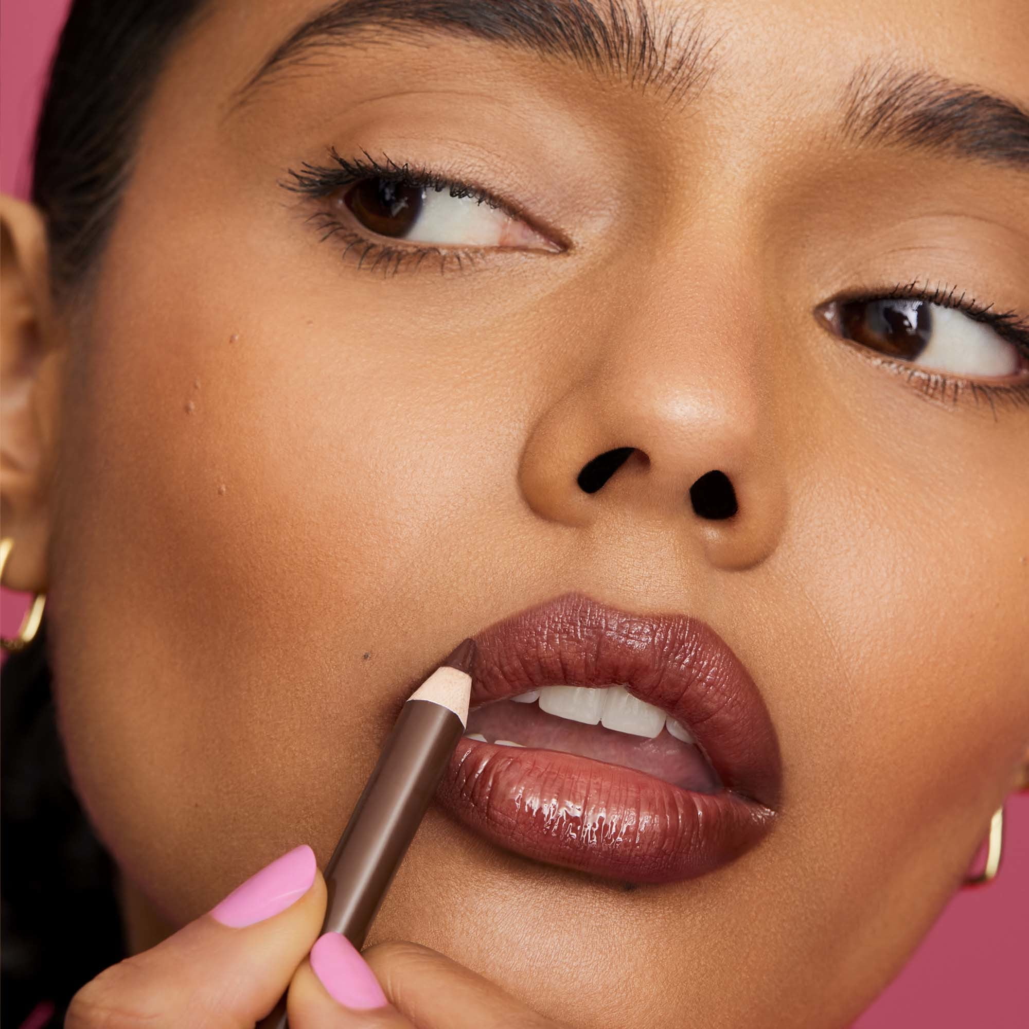 e.l.f. Cream Glide Lip Liner, Dark Cocoa, 0.03oz