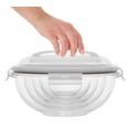 thumbnail image 2 of JoyFul Glass Mixing Bowl Set with Airtight Black Lids, 2 of 12