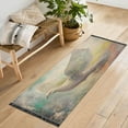thumbnail image 4 of WOBOGO Dove Of Peace Bedside long rug delicate and soft modern indoor area decor non slip carpet for bed room corridor entrance balcony, 4 of 8
