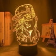 thumbnail image 2 of Lámpara KLAJHHSSSSSSSSS JoJo 3D LED con Luz Nocturna de Cambio de Color, 2 of 7
